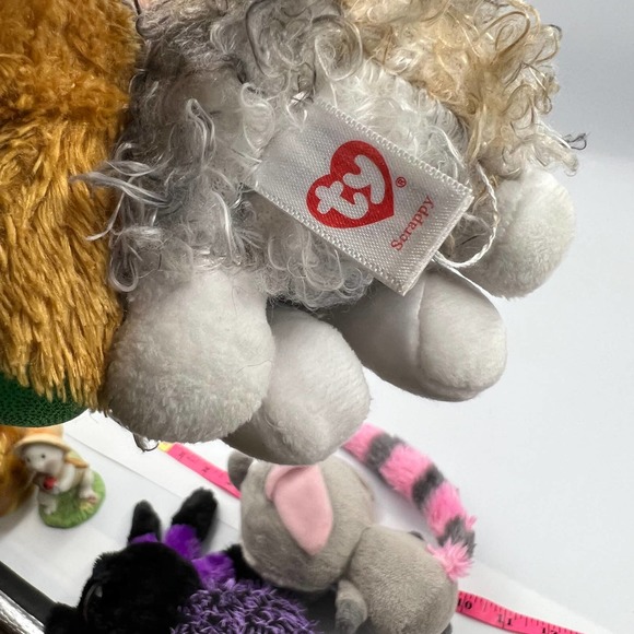 TY Beanie Boo Big Eyes Plush Bella Creeper Scrappy Yoohoo Lemur 7 Inch Lot 4 - Picture 8 of 9